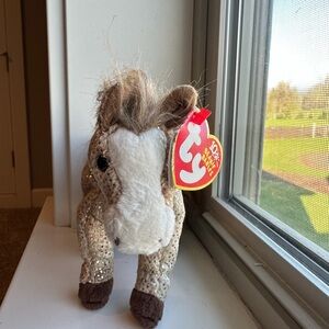 TY Beanie Babies Filly Horse Plush – 10 Years Anniversary Tag